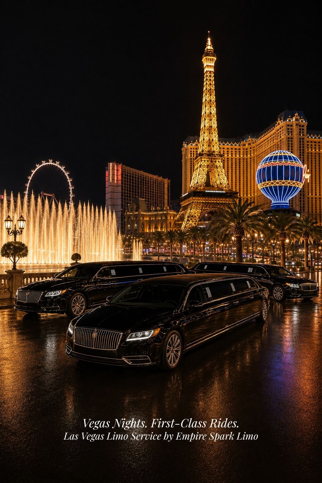 First-class chauffeur night ride