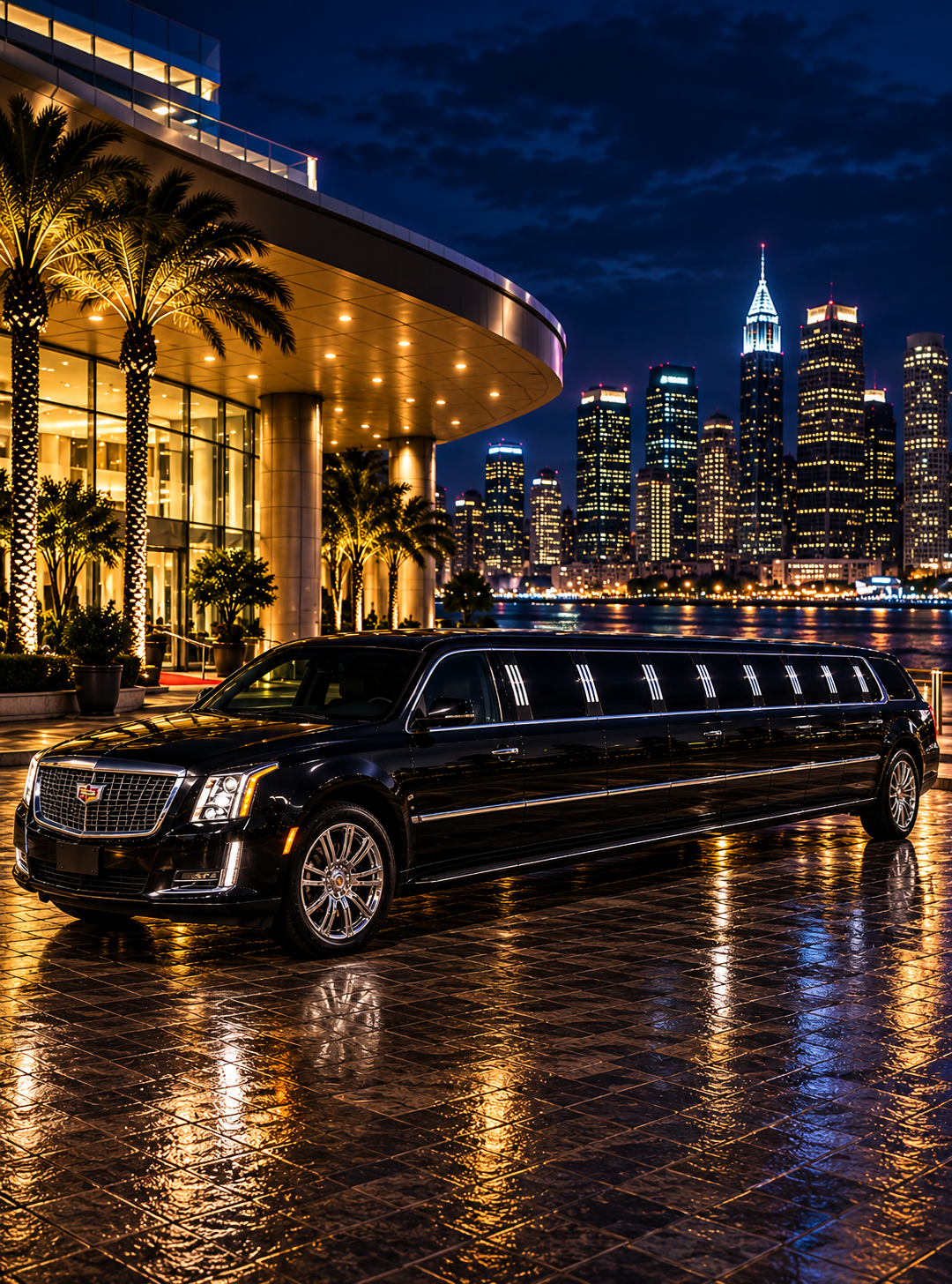 20-passenger stretch limousine for large groups
