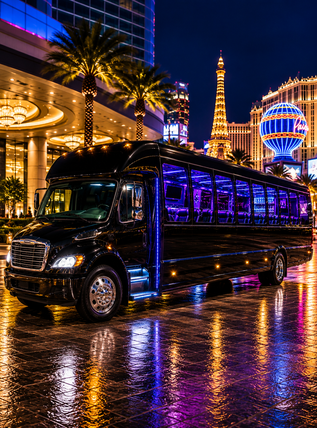 25-passenger party bus for smaller groups