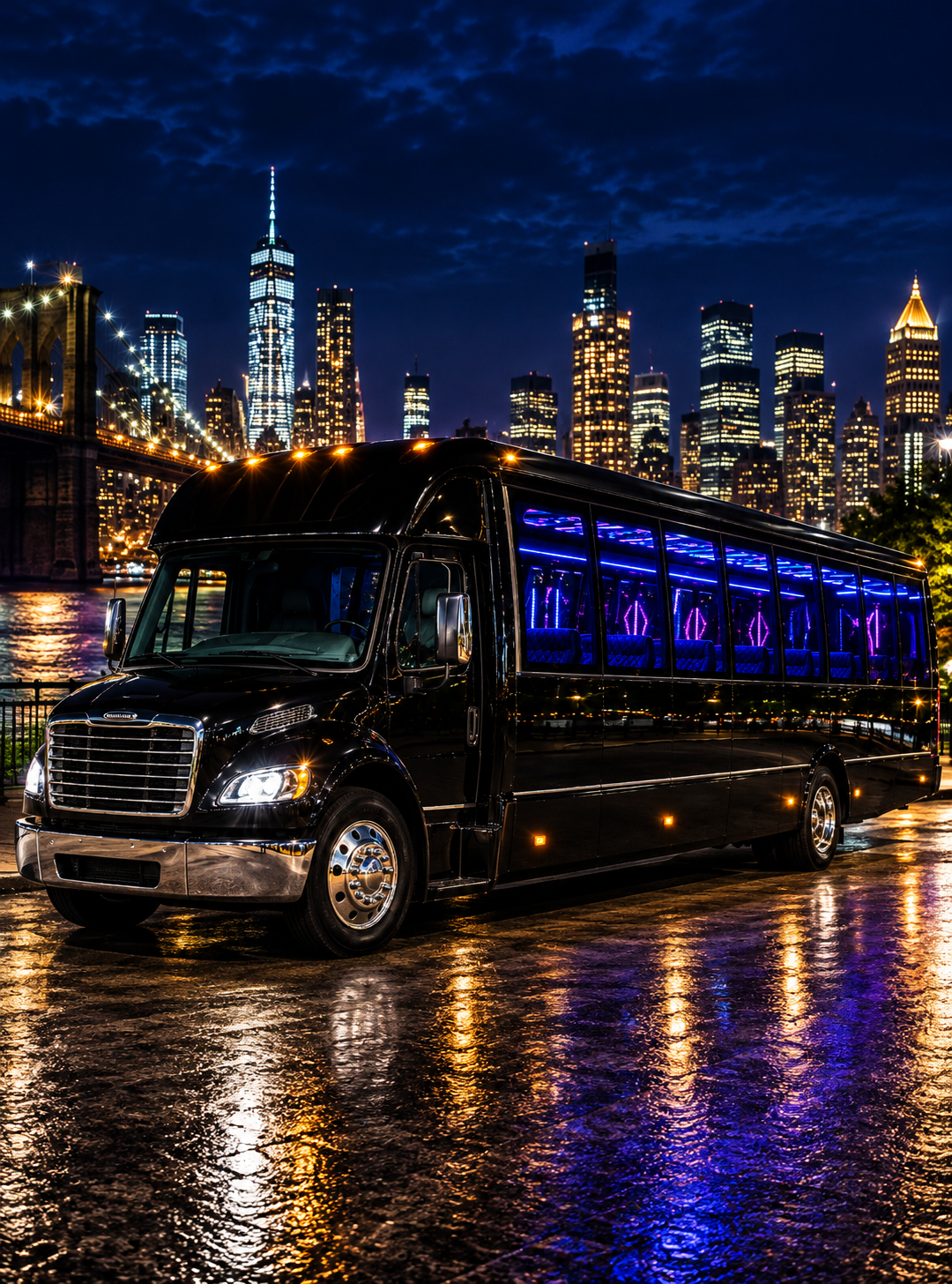 30-passenger party bus for medium groups