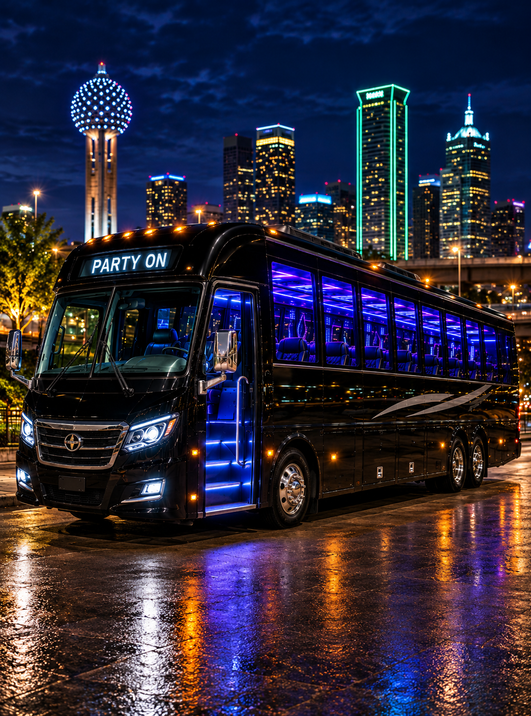 40-passenger party bus for big events
