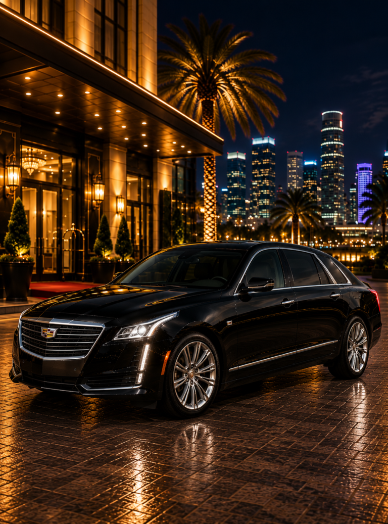 Luxury sedan for corporate transportation service