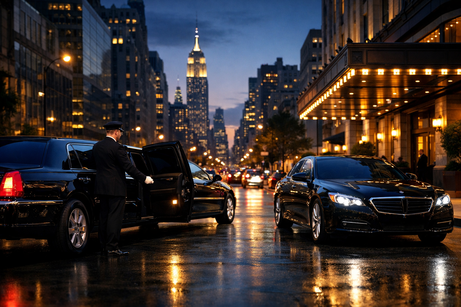 Chauffeur service between New York and Montreal
